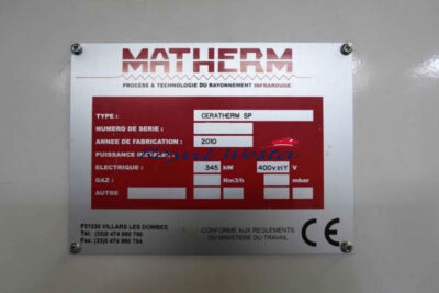 AB60010622 Matherm Ceratherm SP Infra-Red Drying UnitRoyalWesta (10)