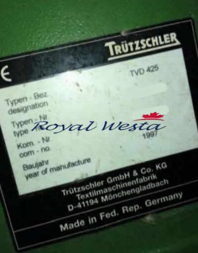 AH76270223AT Trutzschler Complete Spinning PlantRoyalWesta (29)