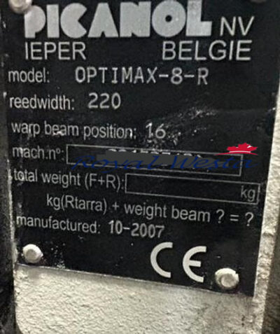 AB82101024ANPicanol Weaving Optimax-8-R, royalwesta (2)