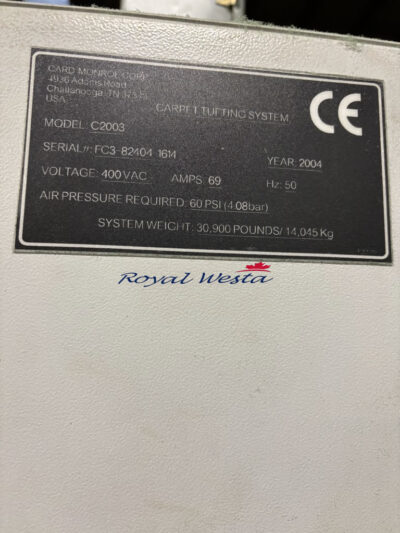 AB64070125 CMC 18 Cut TuftingRoyalWesta 2004