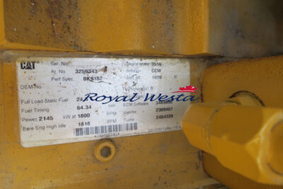 AF72220225ECLC-ACFAO Caterpillar 3516B GeneratorRoyalWesta (8)