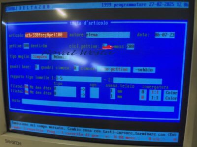 AA10190525ERP-RMStaubli DELTA 200 Drawing-in Machine, Royalwesta (6)