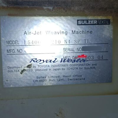 AG52160425AG Sulzer L5400 LoomsRoyalWesta (4)
