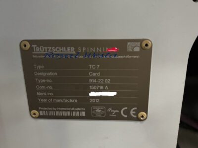 AI47140425CMTRUTZSCHLER CARDING MACHINES, Royalwesta (16)