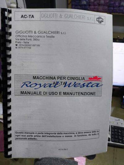 AA05200825DYS.L-ACFCL Giesse Gigliotti & Gualchieri Chenille MachinesRoyalWesta (7)