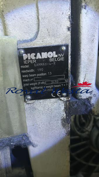 AB55280825DACFBO Picanol Gammax LoomsRoyalWesta (10) AB55280825DACFBO Picanol Gammax LoomsRoyalWesta (10)