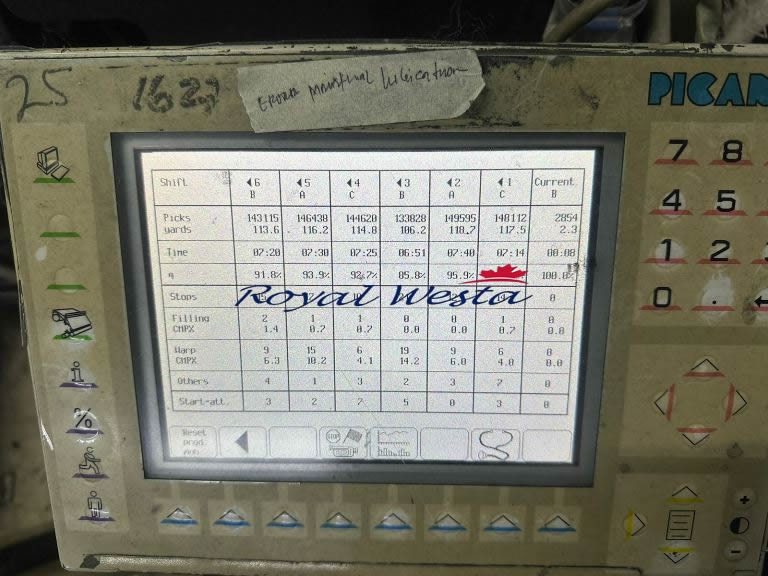 AC63150825DAC-CFBOPicanol Gammax Looms, Royalwesta (2) AC63150825DAC-CFBOPicanol Gammax Looms, Royalwesta (2)