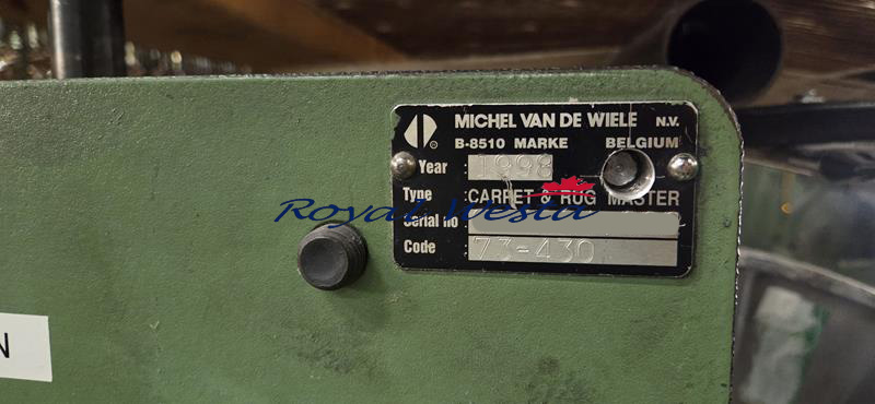 AB64290925AOVan De Wiele Carpet Loom CRM411RoyalWesta (14) AB64290925AOVan De Wiele Carpet Loom CRM411RoyalWesta (14)