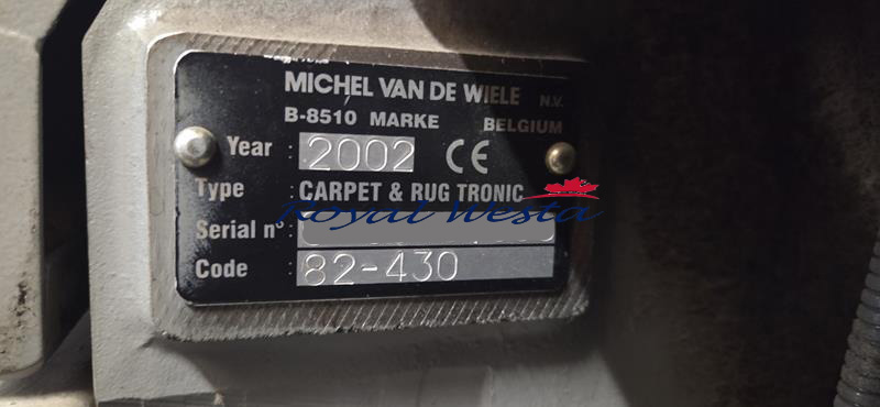 AB64290925AOVan De Wiele Carpet Loom CRT213RoyalWesta (25) AB64290925AOVan De Wiele Carpet Loom CRT213RoyalWesta (25)