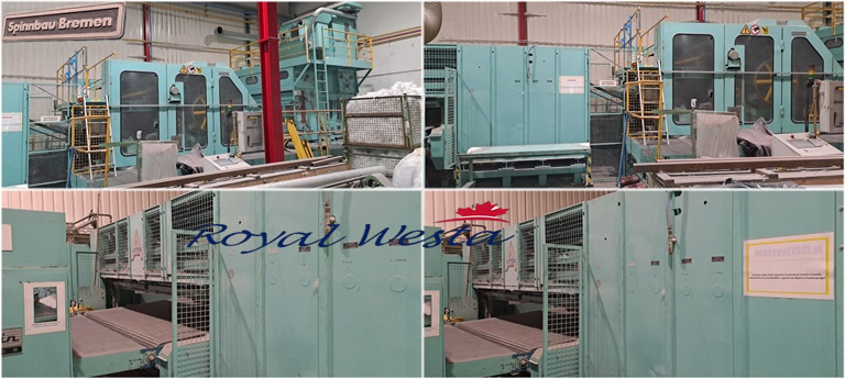 AE99221025EOC-OMSpinnbau Double-Doffer Carding Machine & AUTEFA Crosslapper, Royalwesta (8) AE99221025EOC-OMSpinnbau Double-Doffer Carding Machine & AUTEFA Crosslapper, Royalwesta (8)
