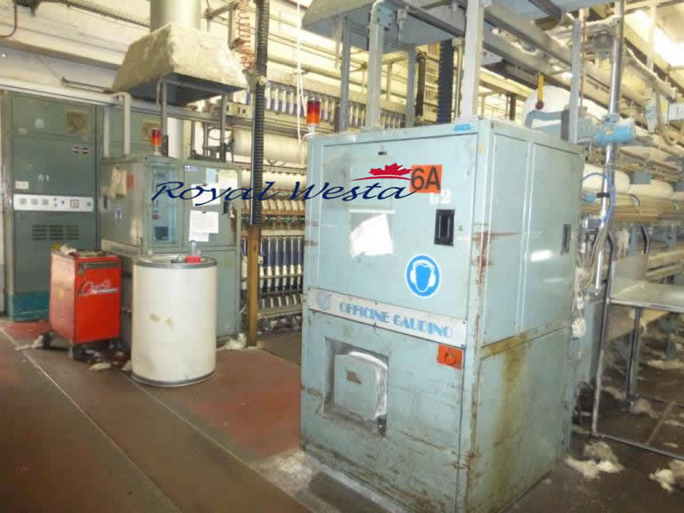 AA03041125AOCOMPLETE WOOLEN LINE, Royalwesta(ring frames Gaudino, 208 spindles) (1) AA03041125AOCOMPLETE WOOLEN LINE, Royalwesta(ring frames Gaudino, 208 spindles) (1)