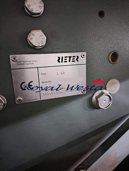 AB46271125BJRieter R40 Draw FrameRoyalWesta (7) AB46271125BJRieter R40 Draw FrameRoyalWesta (7)