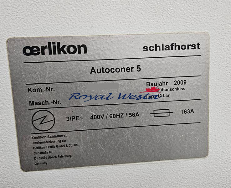 AC32160126DTP.L-R.LFBCSchlafhorst X5 WinderRoyalWesta (30) AC32160126DTP.L-R.LFBCSchlafhorst X5 WinderRoyalWesta (30)