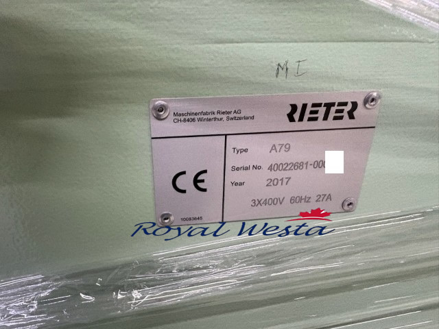 AB46030626DAAC-AOFATRieter Blow Room Line, Royalwesta, A79 (1) AB46030626DAAC-AOFATRieter Blow Room Line, Royalwesta, A79 (1)