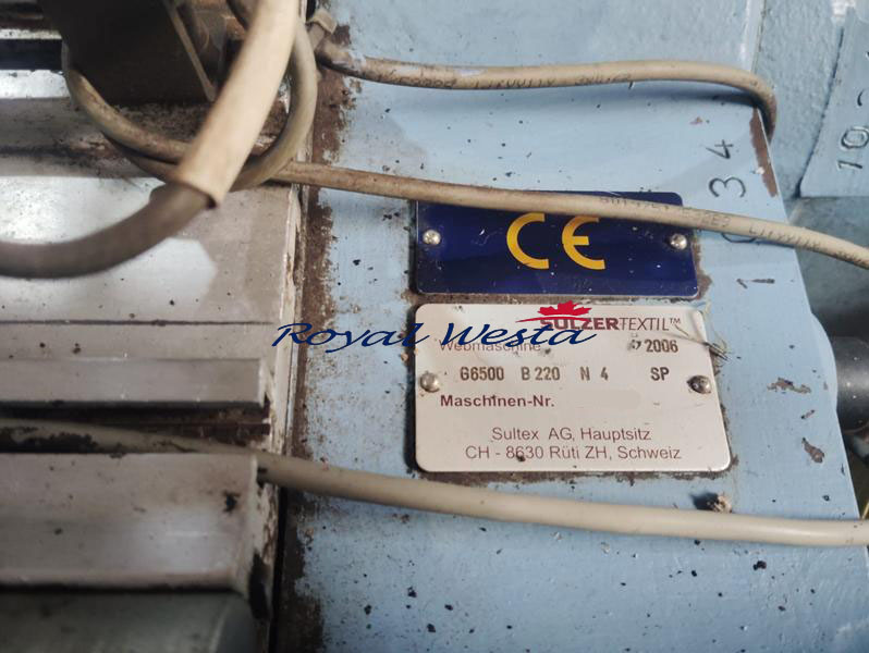 AI15060826BTSulzer G6500 LoomsRoyalWesta (7) AI15060826BTSulzer G6500 LoomsRoyalWesta (7)