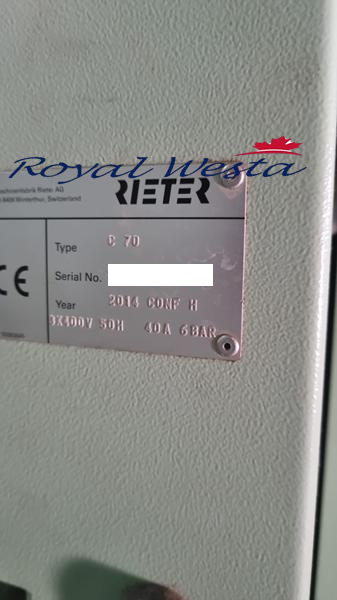 AG24201026ASCOMPLETE RIETER R60 OPENEND LINE 2013-2014 MODEL 2.160ROTORS, Royalwesta (15) AG24201026ASCOMPLETE RIETER R60 OPENEND LINE 2013-2014 MODEL 2.160ROTORS, Royalwesta (15)